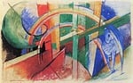 painting, franz marc, abstract