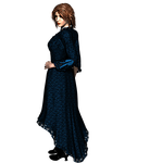 woman, standing, cut-out