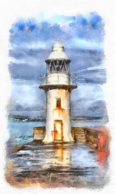 Leuchtturm, Brixham, Natur, Meer