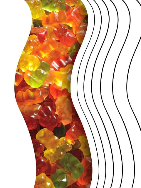 Free design abstract gummy bear illustration