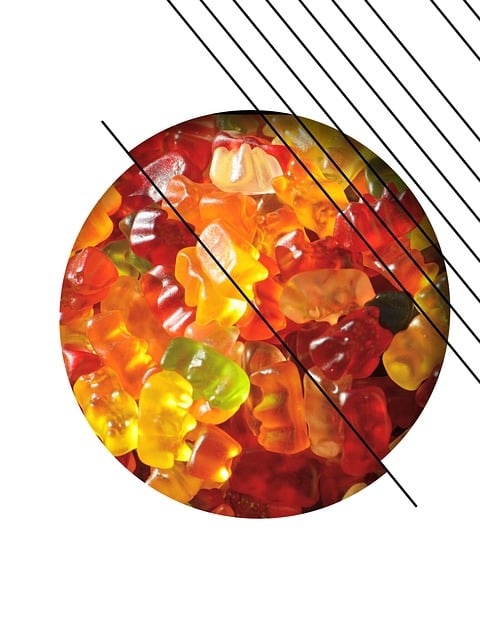 Free design abstract gummy bear illustration