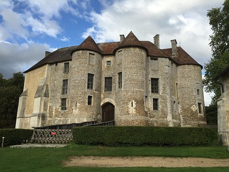 Chateau, Harcourt, Verlies, Hätten, Erbe