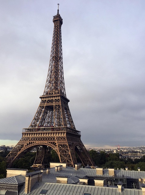 Paris, Eiffelturm, Dach, Architektur
