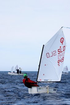 Sailing, Dinghy, Optimist, Sailboat