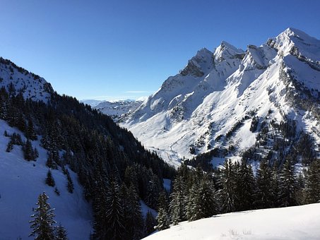 Berg, Alpen, Schnee, Hohe Berge