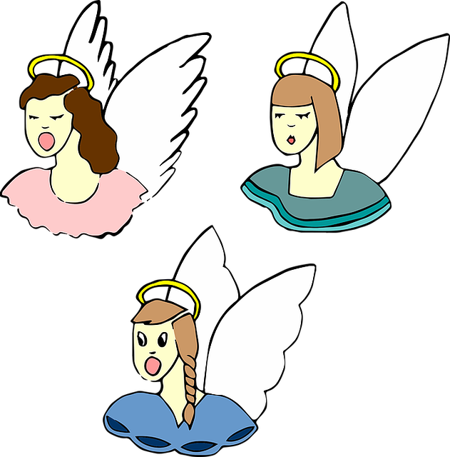 Free angel christmas religion vector