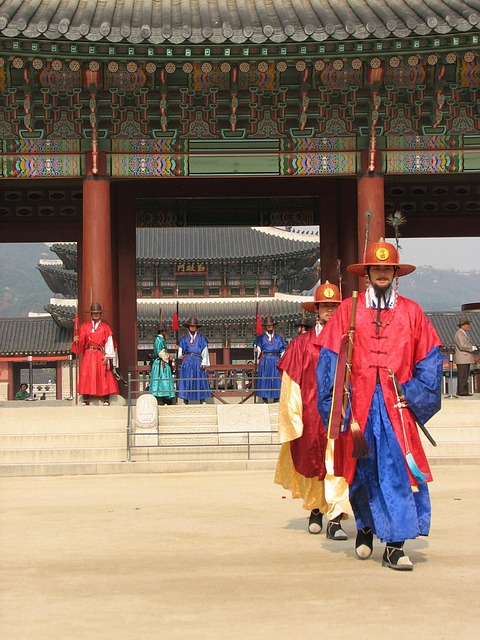 Gyeongbokgung, Palast, Süd, Korea, Seoul