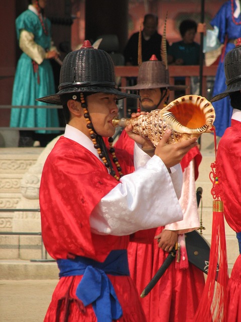 Gyeongbokgung, Palast, Süd, Seoul, Korea
