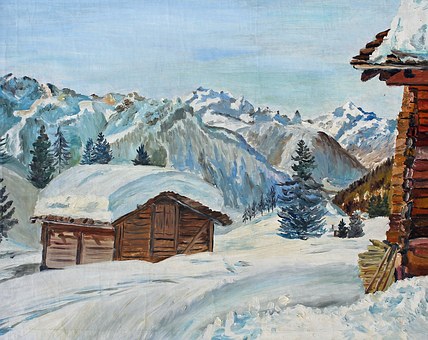 Chaty, Haute-Savoie, Hora, Příroda, Sníh