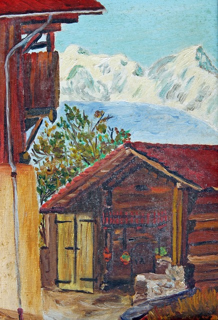 Podkroví, Haute-Savoie, Hory, Panorama