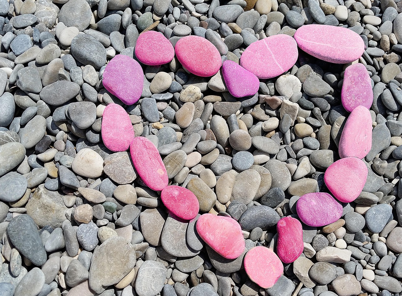 Heart Pink Stones - Free photo on Pixabay - Pixabay