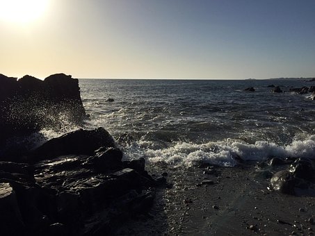 Fels, Meer, Welle, Natur