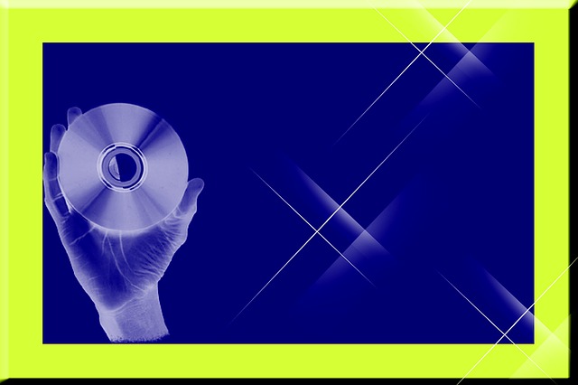Free Blue Background Cd illustration and picture