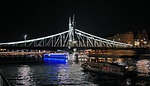 budapest at night, liberty bridge, danube