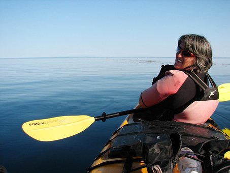 Kajak, Kajakfahren, Tadoussac, Wasser