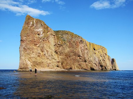 Quebec, Felsen, Meer, Natur, Kanada