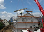 house construction, new building, site
