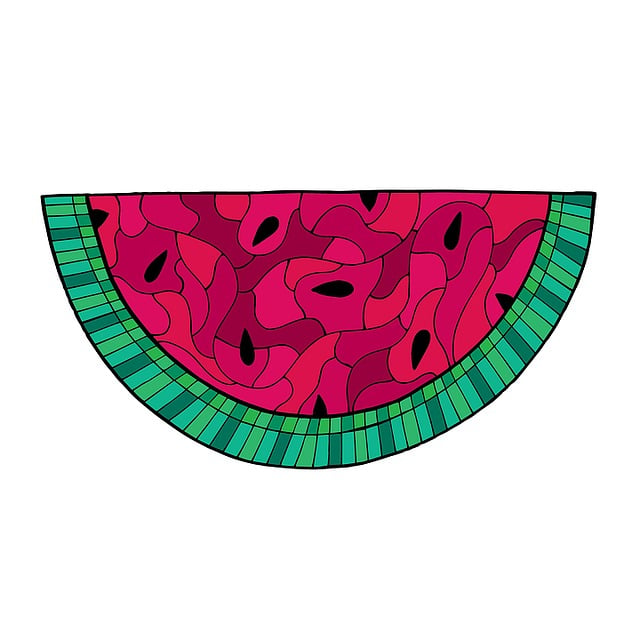 Free watermelon melon fruit illustration