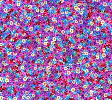 Blumen, Muster, Nahtlos, Hintergrund