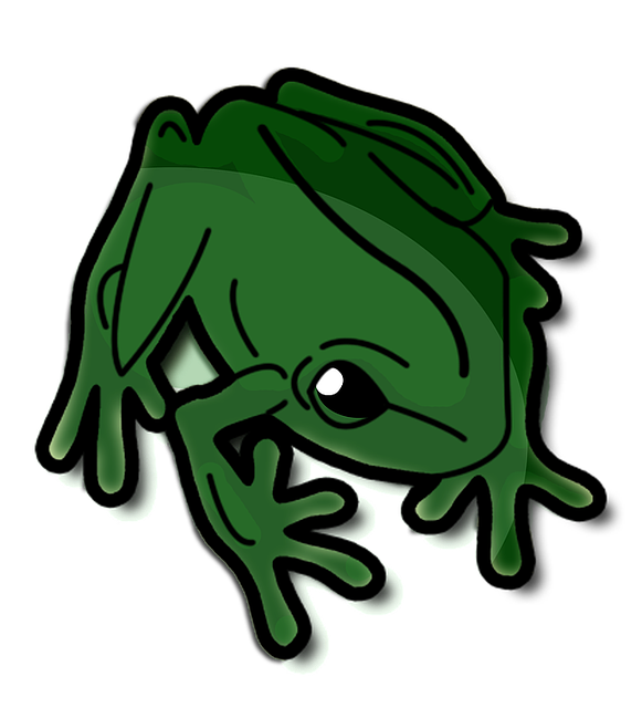 Free frog tropical small illustration