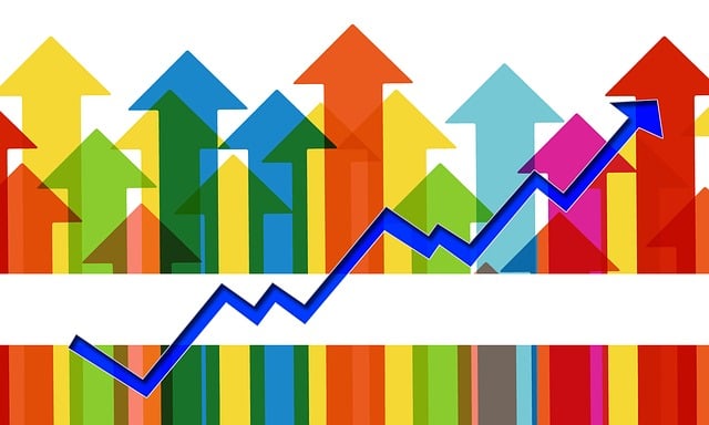 Free arrows growth hacking profit illustration