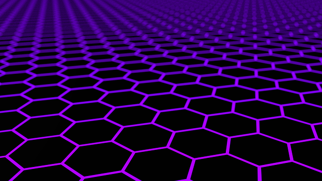 Free hexagons background geometric illustration