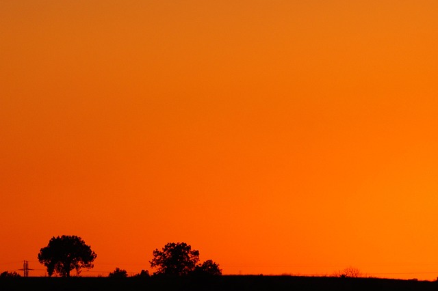 Sonnenuntergang, Mexiko, Tlaxcala