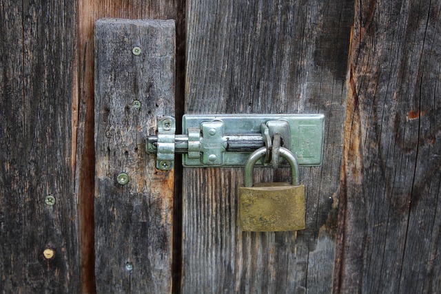 Free Door Lock Wood photo and picture