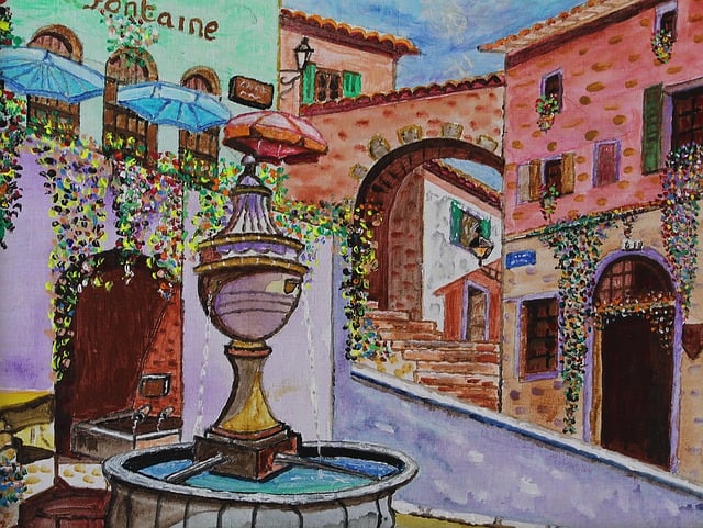 Saint Paul De Vence, Ort, Brunnen, Erbe