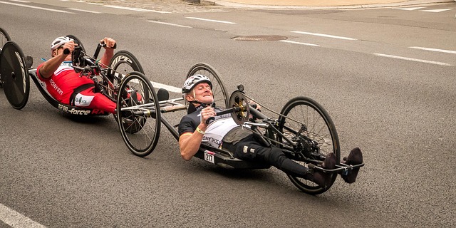 Fietser, Handbike, Snelheid, Handicap