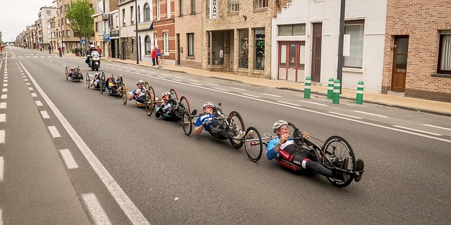 Fietser, Handbike, Snelheid, Handicap