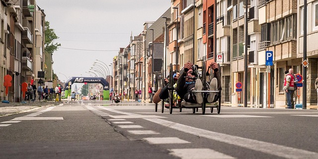 Fietsers, Lage Fiets, Handbike