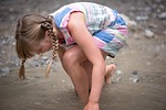 water, splashing, childhood