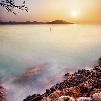 Free Sunset Sea photo and picture
