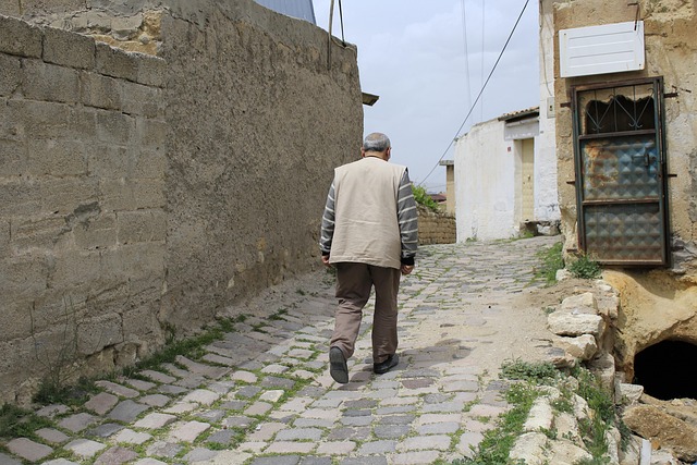 Oude Straat, Man, Persoon, Wandeling