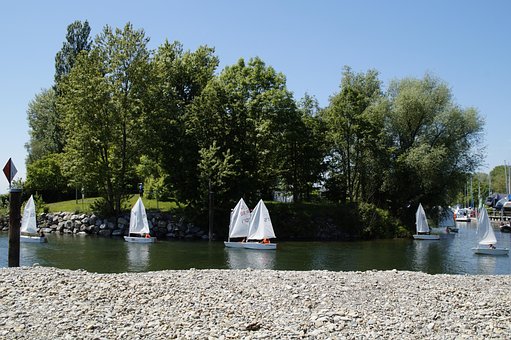 Sailing School, Dinghy, Exercise, Sail
