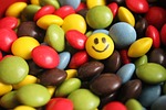 lucky charm, smiley, smarties