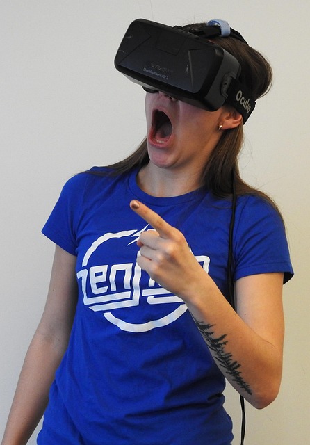 Kvinde, Vr, Virtual Reality, Teknologi