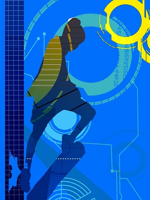 Free abstract digital art illustration