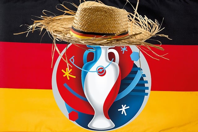 Free soccer fan european championship illustration
