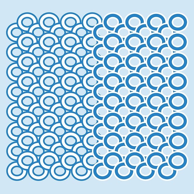 Free geometric circles dots illustration