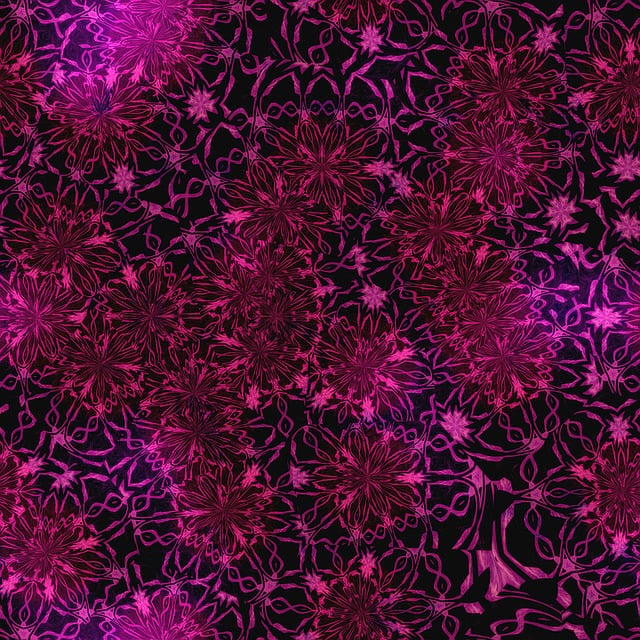 Retro, Bloem, Patroon, Ontwerp, Batik