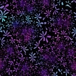 retro, flower, pattern