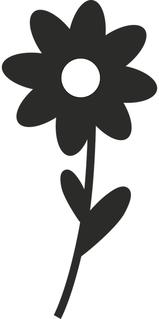 Free flower minimalist plant vector