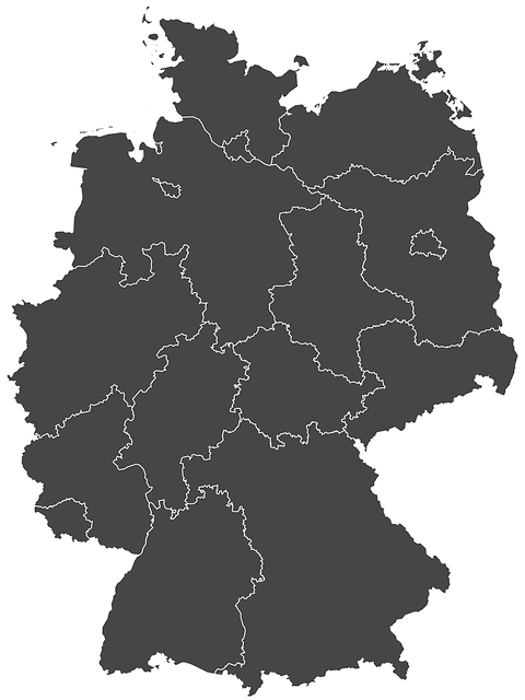 Download free HD stock image of Germany Silhouette Free germany silhouette federal state illustration