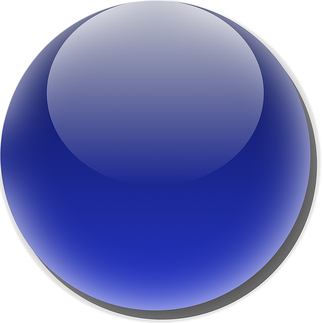 Download free HD stock image of Ball Sphere Free ball sphere blue illustration
