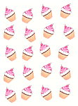 little cake, soft, pastel