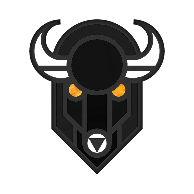 Free bull fractal abstract illustration