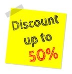 fifty percent, sale, discount