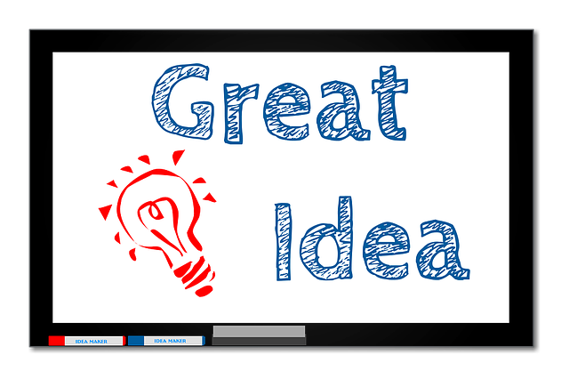 Free great idea white board office illustration
